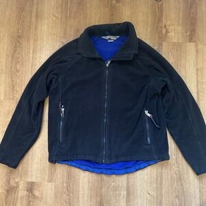 Vintage Eastern Mountain Sports Women's Granola Black Fleece Size Small